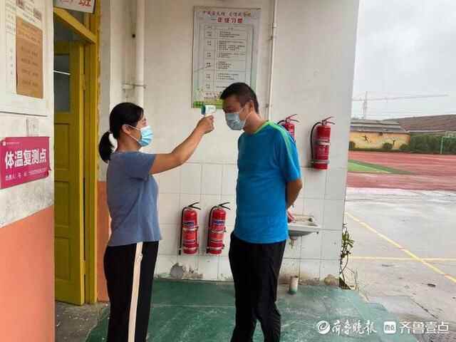东昌府区张炉集中心小学开展开学前**防控演练活动