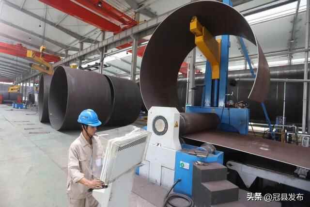 上半年全市高质量发展重点项目现场观摩团一行观摩冠县重点项目