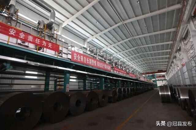 上半年全市高质量发展重点项目现场观摩团一行观摩冠县重点项目