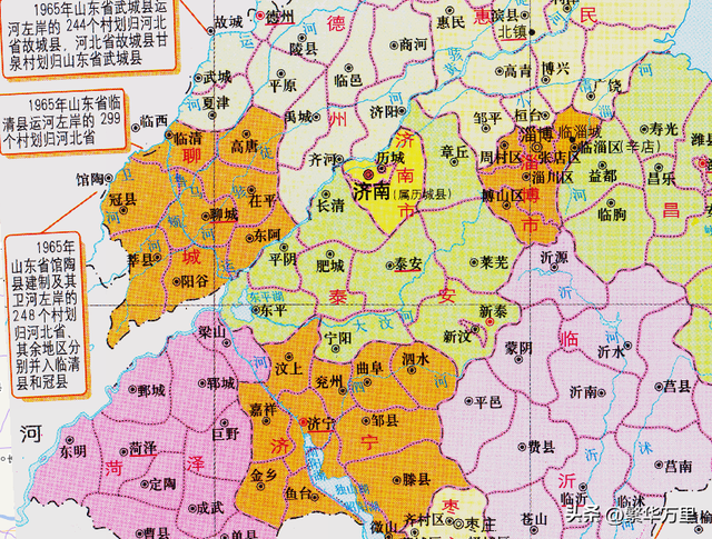 聊城市的区划调整，山东省的第6大城市，为何有8个区县？