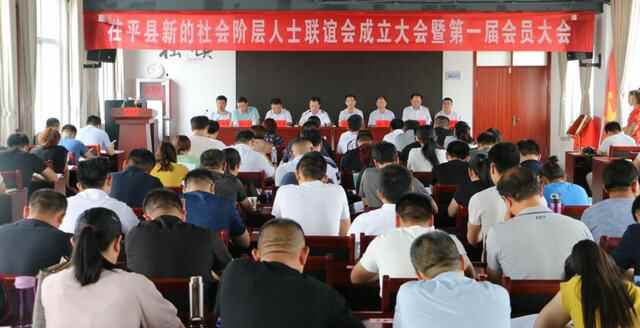 茌平县新阶联成立大会暨第一届会员大会召开