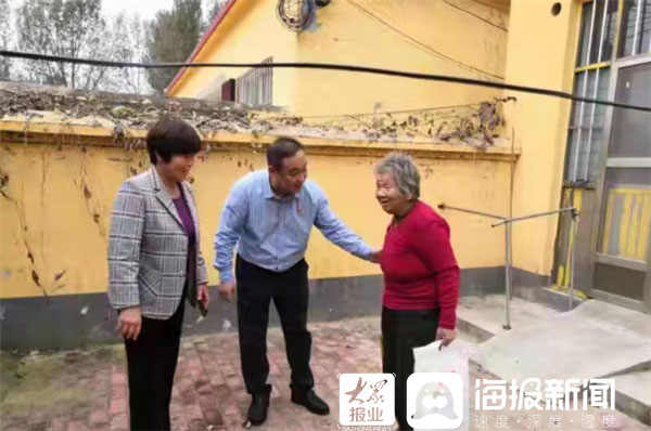 聊城东阿县市场监管局到牛角店镇走访慰问高龄老人