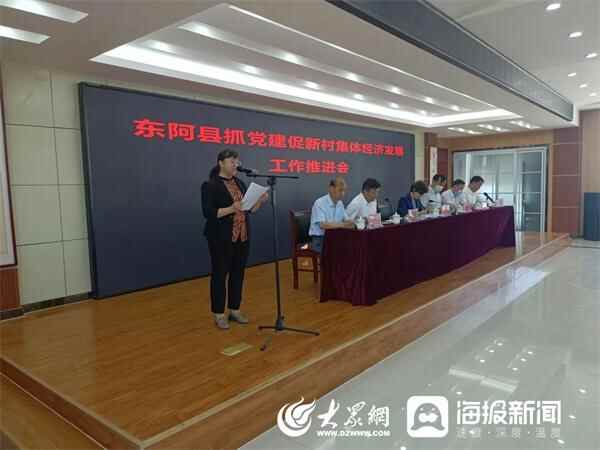 东阿县召开抓党建促新村集体经济发展工作推进会