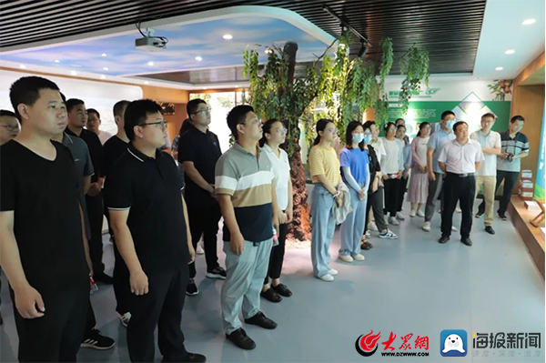 2022年滨州市沾化区年轻干部培训班学员到下洼镇观摩学习
