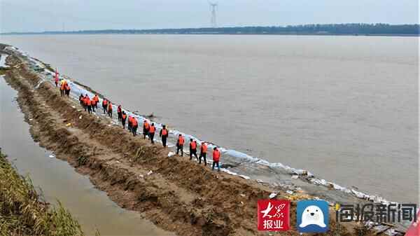 邹平市码头镇：洪峰过境 严阵以待