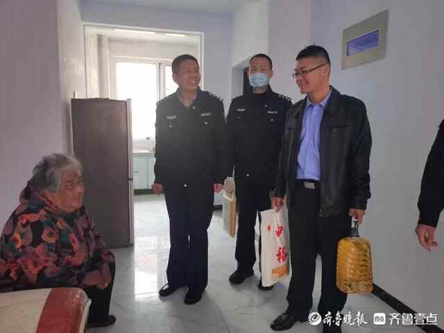 滨州市公安局人民警察训练中心教务处主任洪宝松到惠民县走访慰问