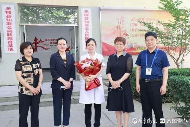 无棣县委常委、统战部部长贾芳走访慰问“滨州最美科技工作者”
