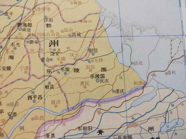 古地名演变：山东滨州地名及区划演变过程