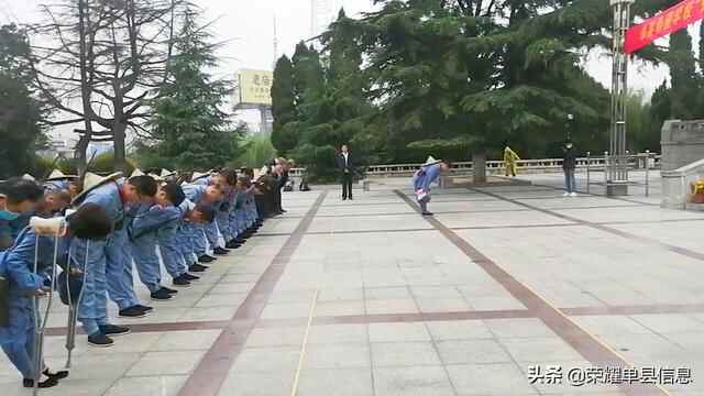 身穿红军装，徒步英雄路——单县希望学校党史学习教育活动