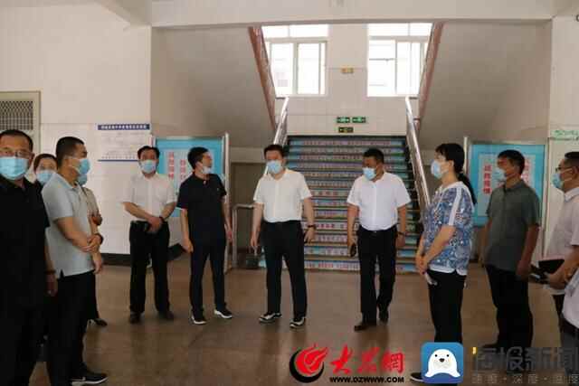 马磊检查指导郓城县高考备考工作