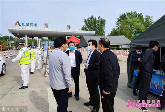 菏泽市副市长肖友华督导保障物流畅通工作
