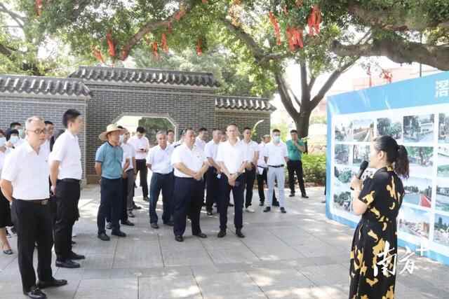 望牛墩镇党政代表团到万江学习乡村振兴经验