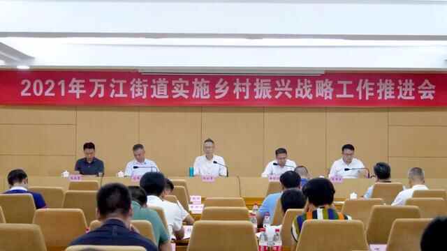 东莞万江部署推进实施乡村振兴，突出富民兴村，产业与环境“双轮驱动”