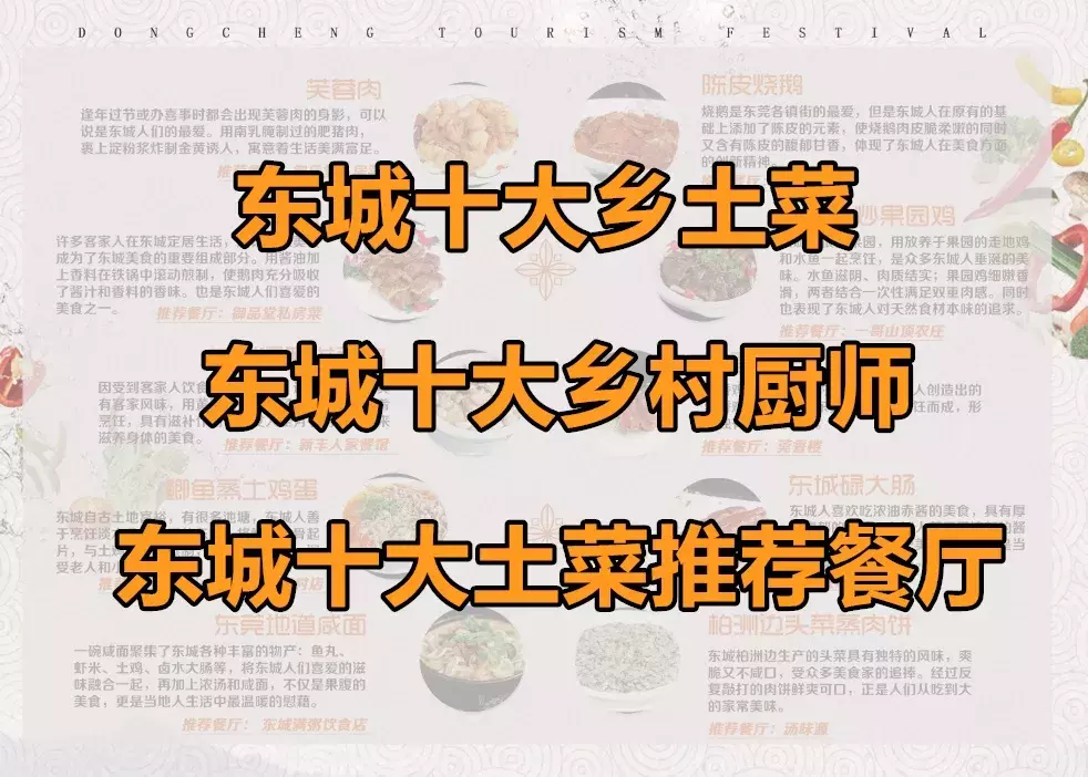 万众期待！东城十大乡土菜新鲜出炉！全部吃过算我输^^^.
